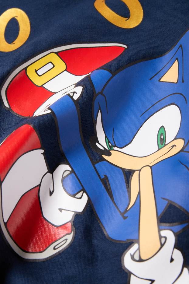 Nen - Sonic - dessuadora - blau fosc