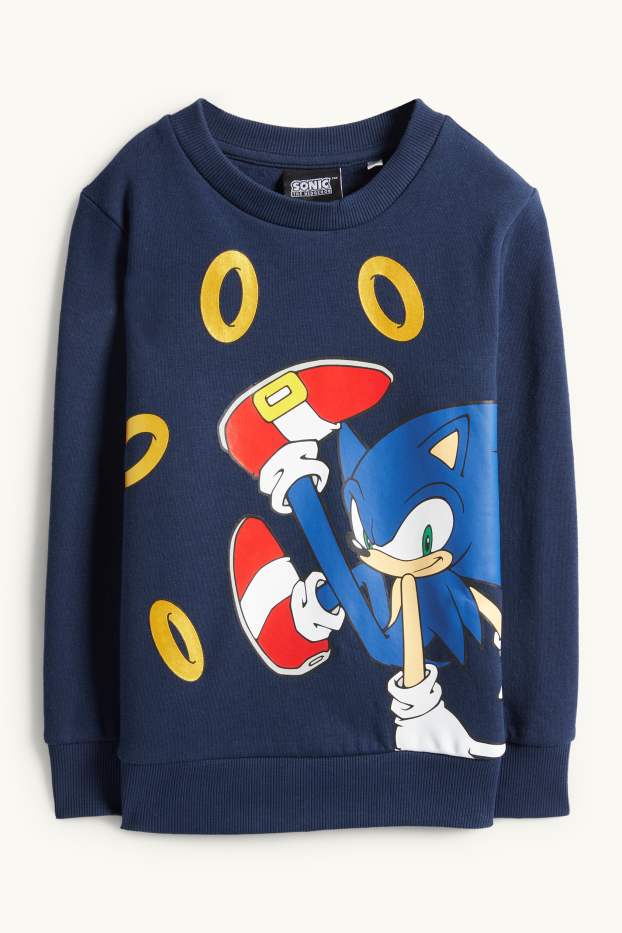 Nen - Sonic - dessuadora - blau fosc