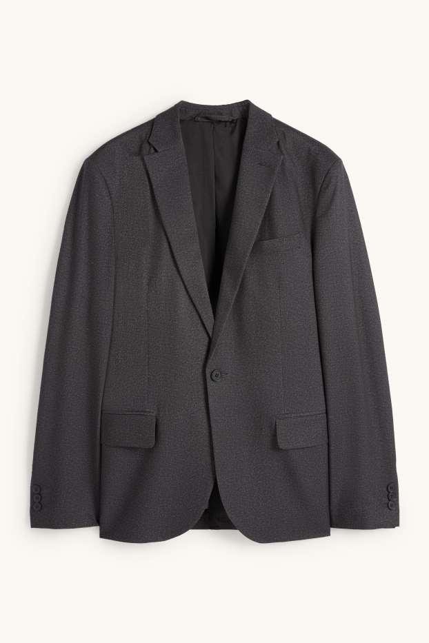 Uomo - Giacca coordinabile - slim fit - Flex - grigio scuro