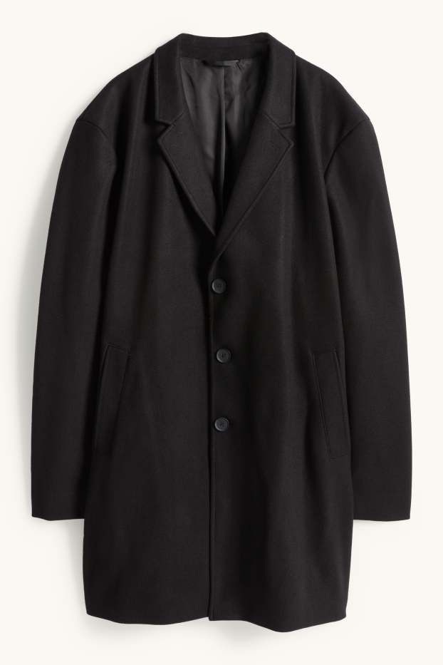 Herren - Mantel - schwarz