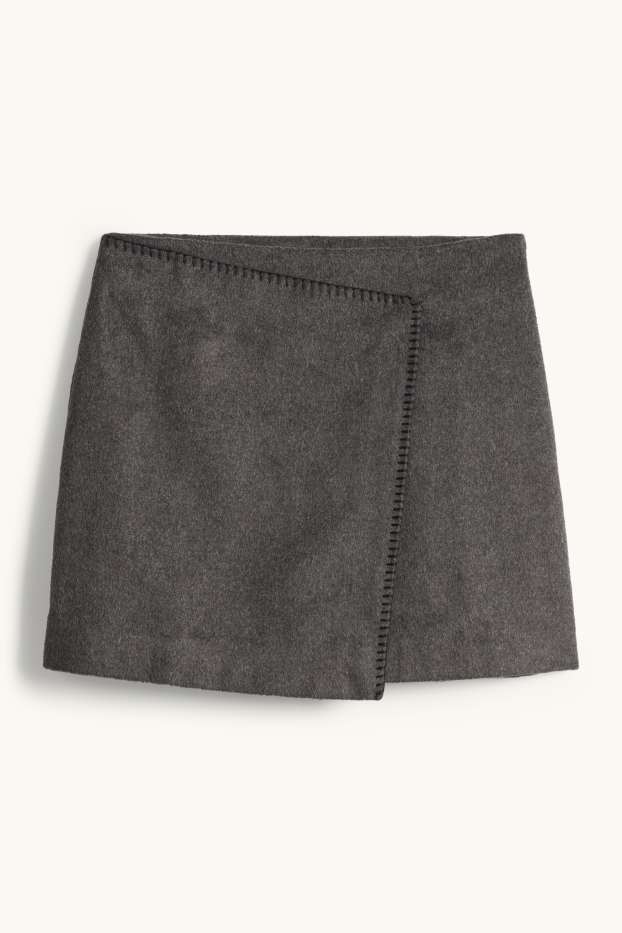 Dona - Minifaldilla - gris fosc