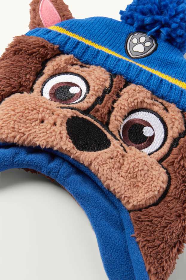 Children Boys - PAW Patrol - Chase - pom-pom hat - dark blue