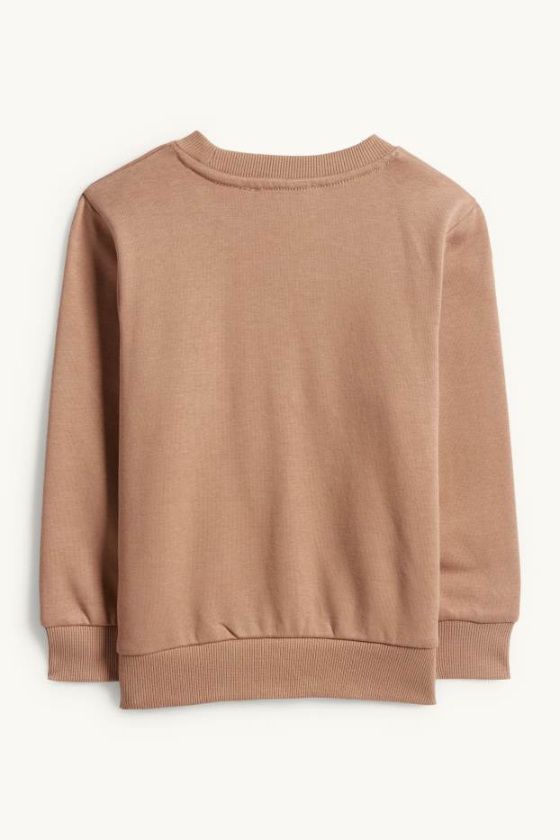 Children Boys - Tiger - sweatshirt - light brown