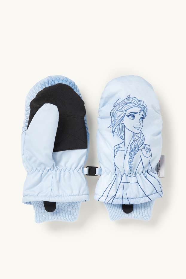 Enfants filles - La Reine des Neiges - moufles - bleu clair