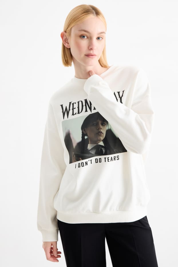 Femmes - Wednesday - sweat - blanc
