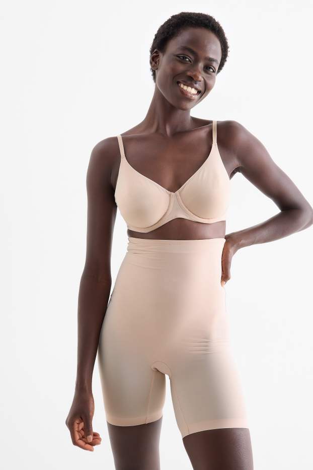 Dámské - Tvarující kalhoty - světle béžová