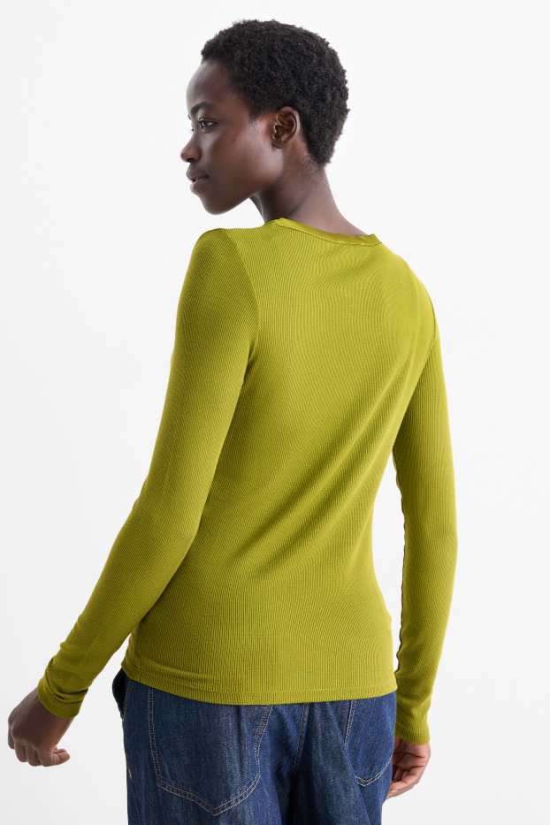 Femmes - Gilet en maille - vert