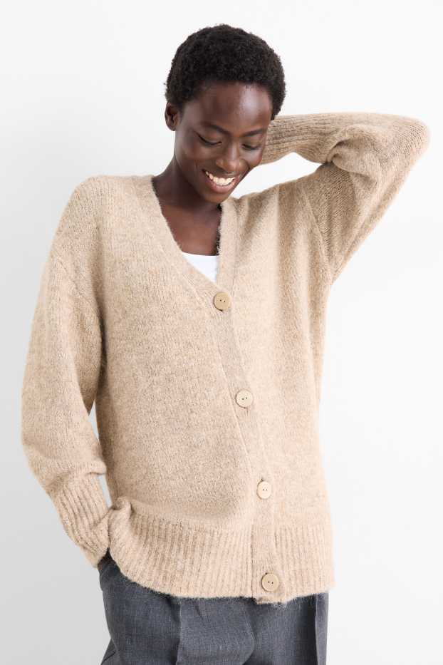 Women - Cardigan - beige