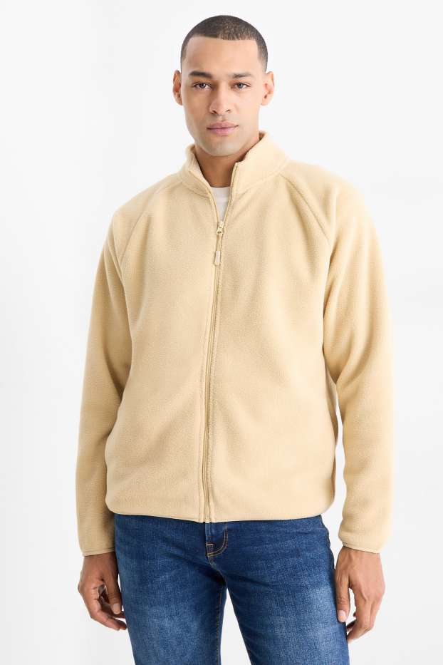 Hommes - Veste en polaire - beige