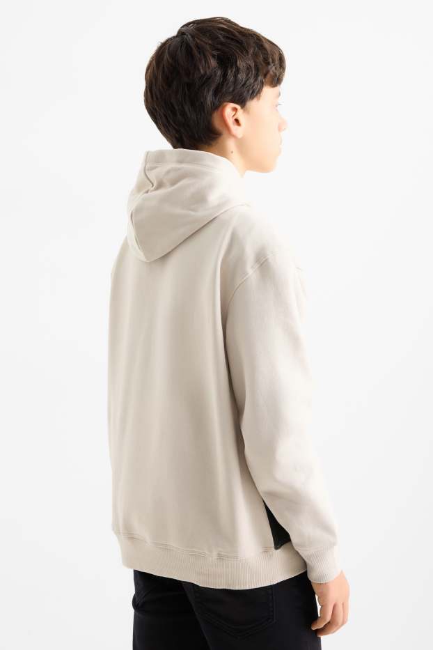 Kinder Buben - Minecraft - Hoodie - hellbeige