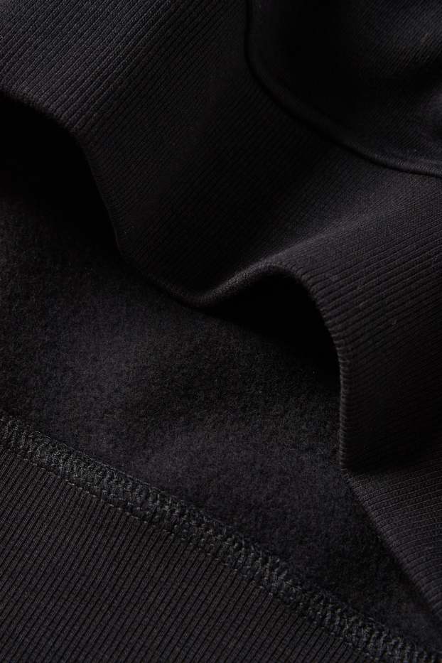 Bărbați - Bluză de molton - negru