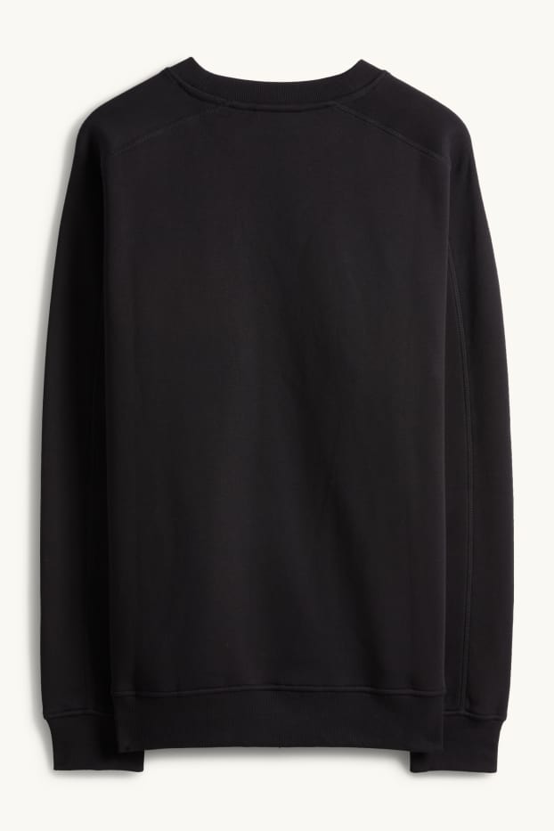 Bărbați - Bluză de molton - negru