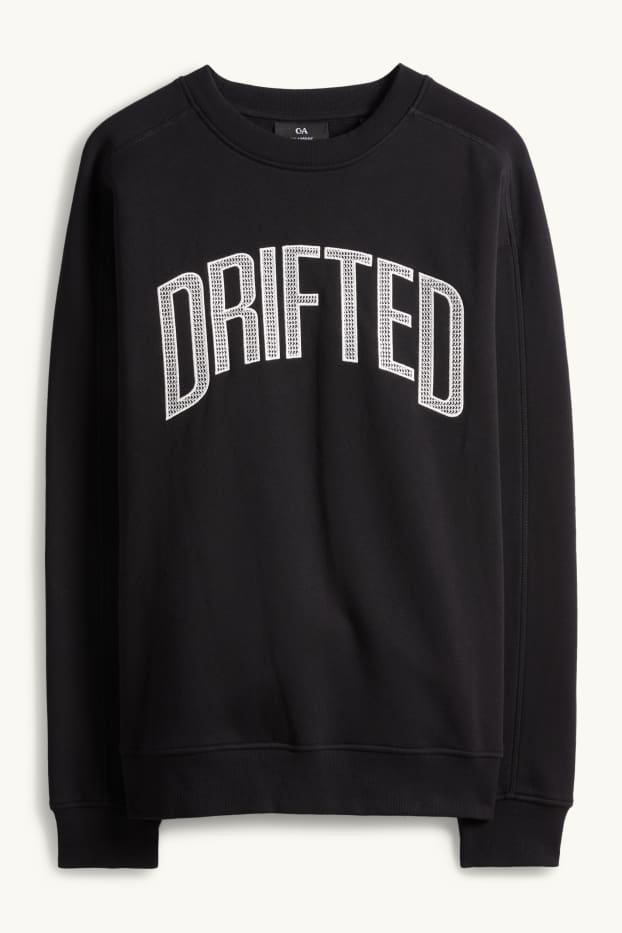 Bărbați - Bluză de molton - negru