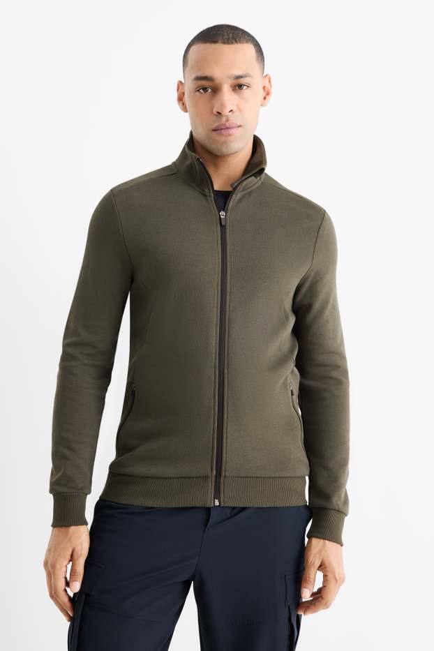 Hommes - Veste de sport - vert foncé