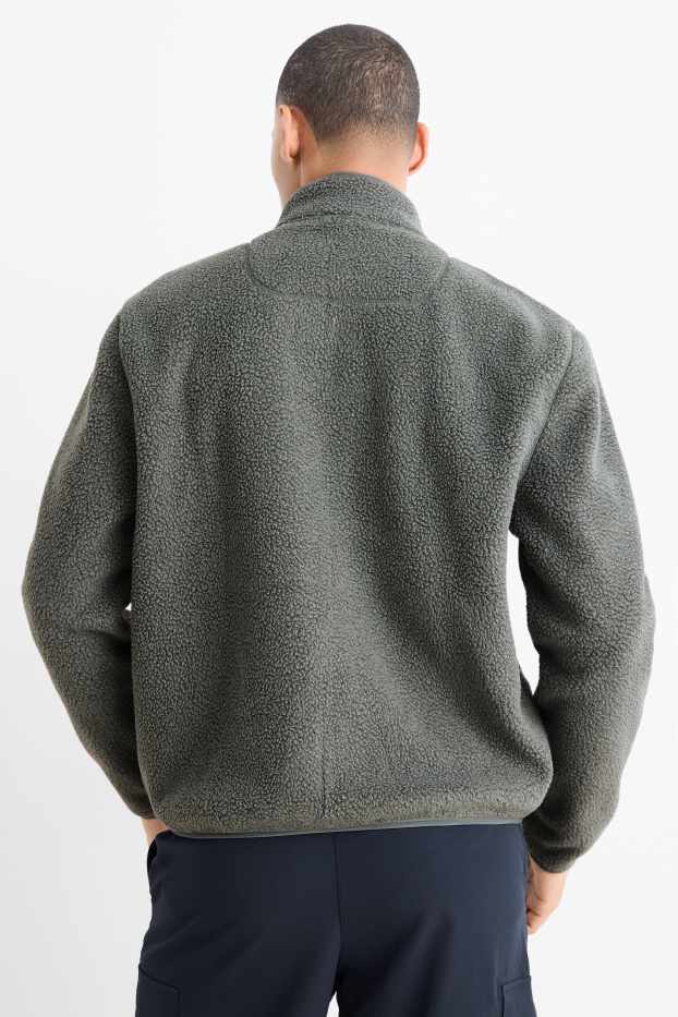 Hommes - Veste en polaire - vert