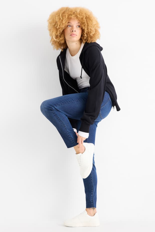 Women - Skinny jeans - high waist - LYCRA® ADAPTIV fibre - blue denim