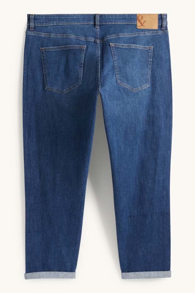 Femmes - Boyfriend jean - mid waist - jean bleu