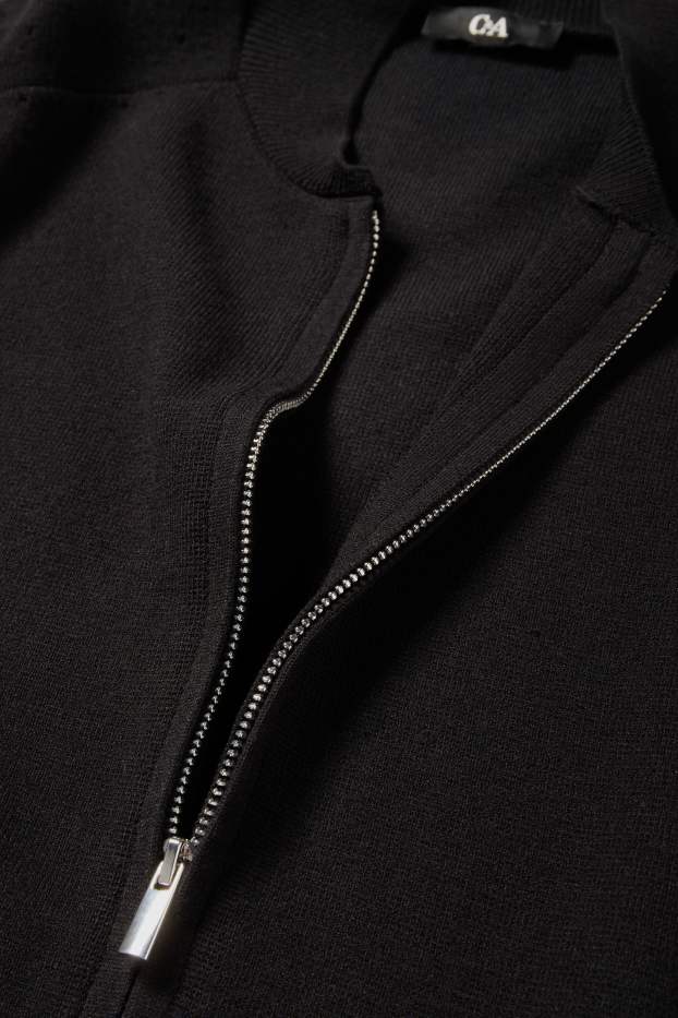 Damen - Strickjacke - schwarz