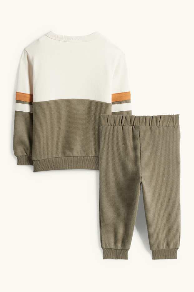 Bebés niños - Mickey Mouse - conjunto para bebé - 2 prendas - beis