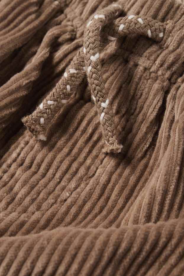 Bebeluși - băieți - Pantaloni cargo termoizolanți bebeluși - maro deschis