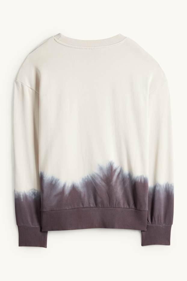 Kinder Jungen - Minecraft - Sweatshirt - gemustert - hellbeige