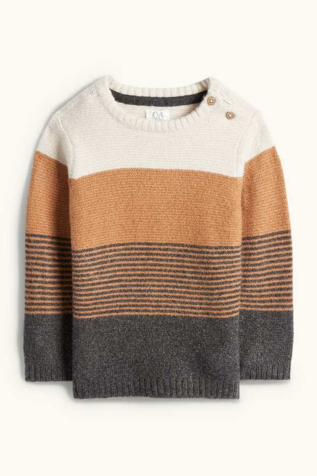 Baby Jungen - Baby-Outfit - 2 teilig - braun