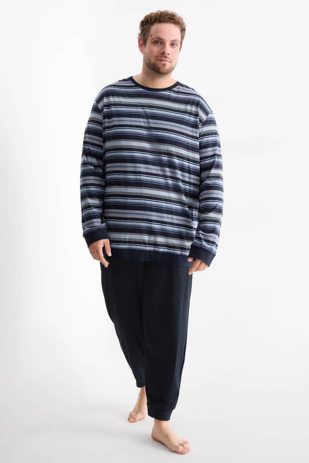 Home - Pijama - blau fosc