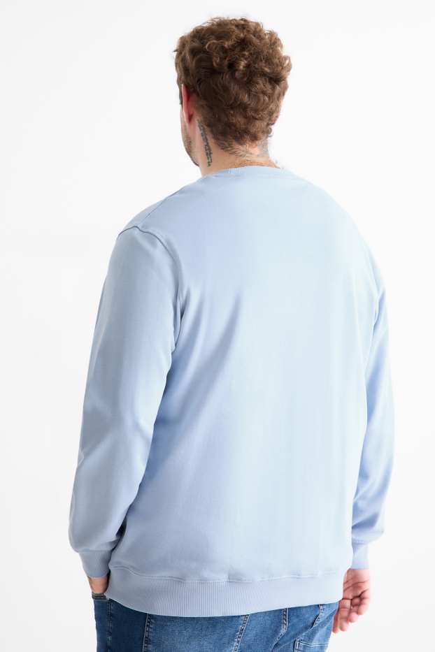 Hommes - Sweat - Peanuts - bleu clair