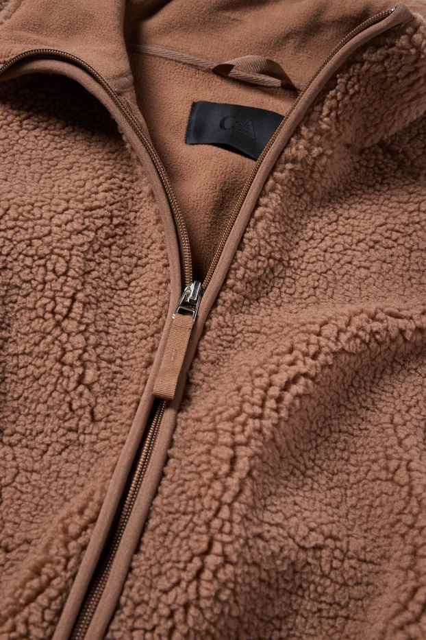 Femmes - Veste en peluche - marron