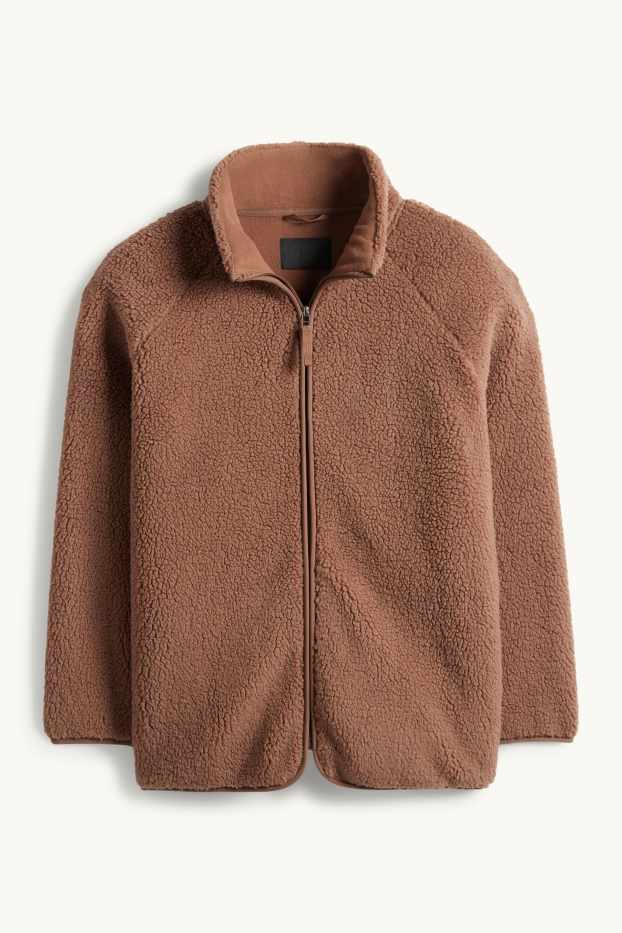 Femmes - Veste en peluche - marron