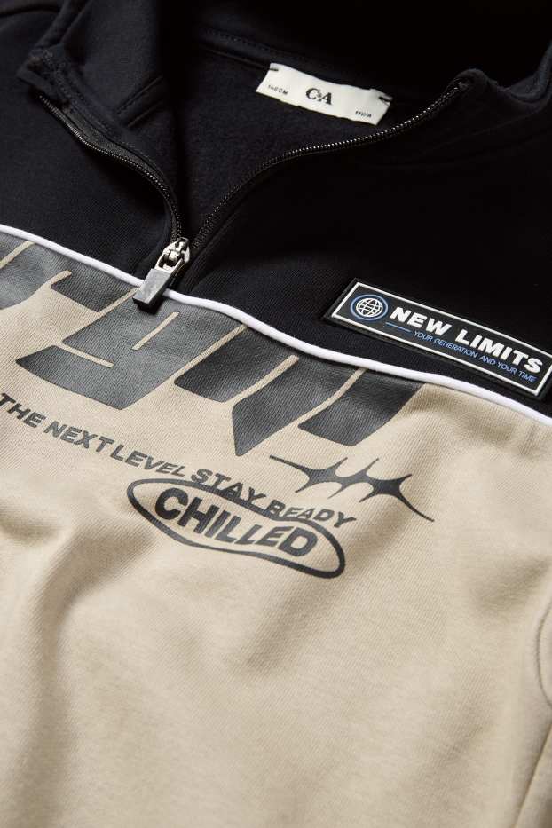 Children Boys - Sweatshirt - black / beige