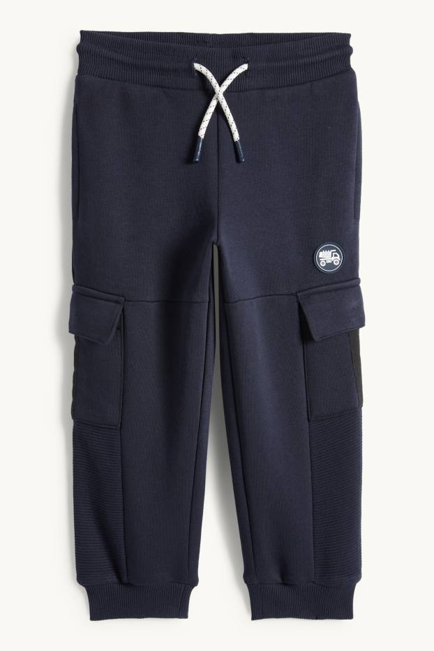 Kinder Jungen - LKW - Cargo-Jogginghose - dunkelblau