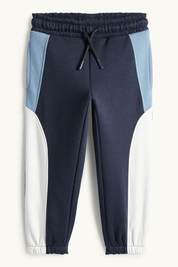 Kinderen: jongens - Joggingbroek - donkerblauw