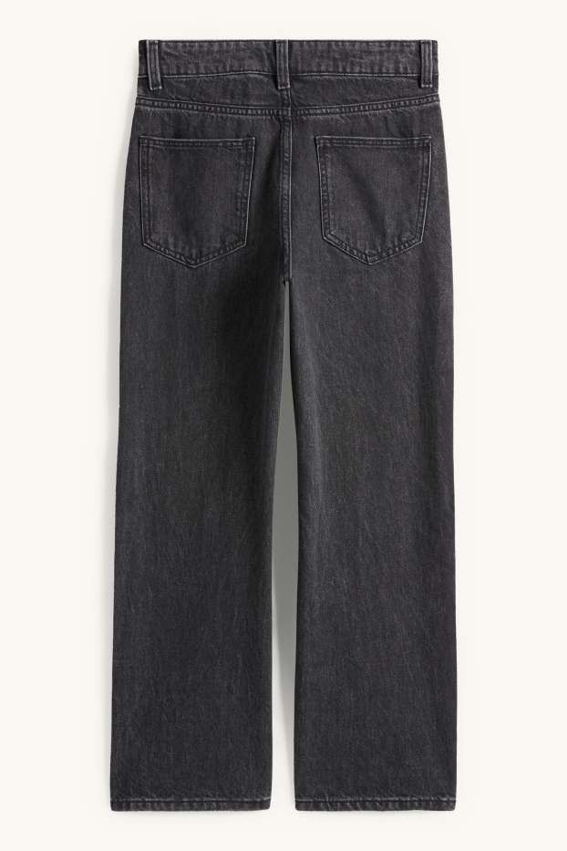 Kinder Jungen - Relaxed Jeans - extra-schmaler Bund - dunkeljeansgrau