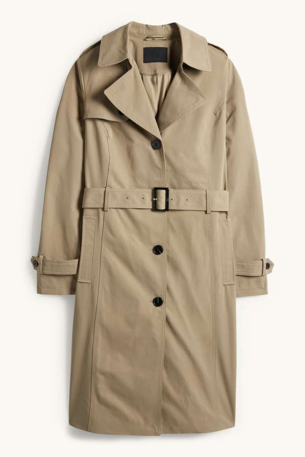 Damen - Trenchcoat - grün