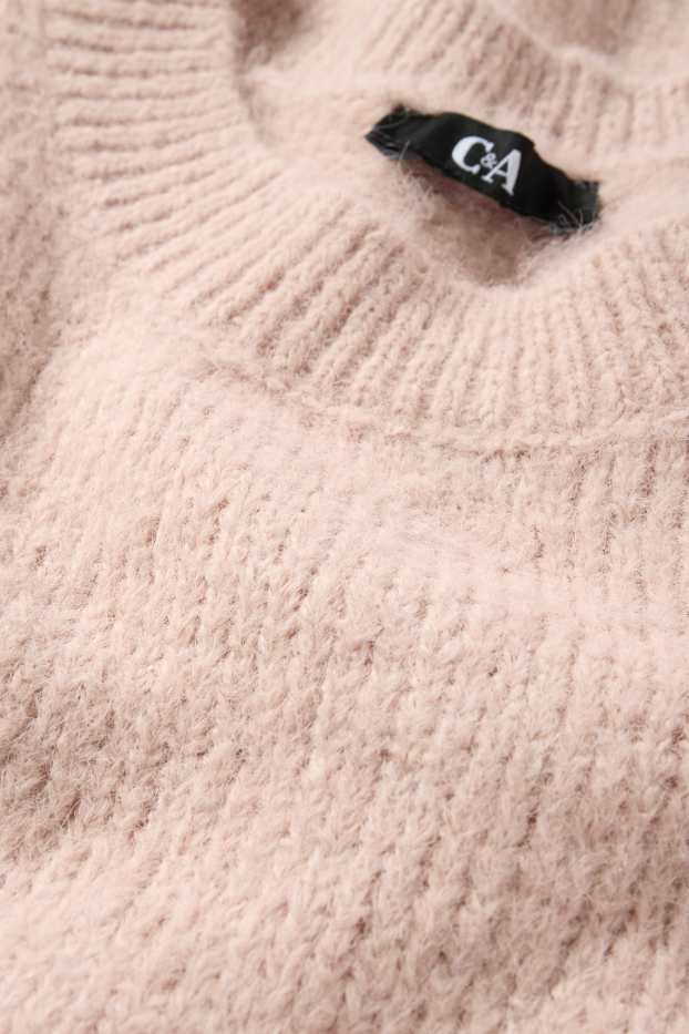 Damen - Pullover - rosa