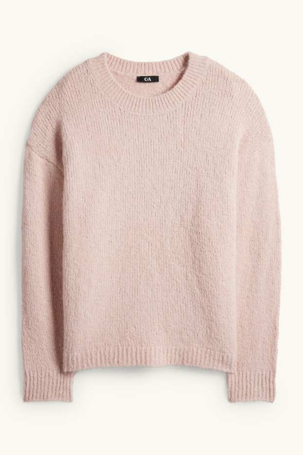 Damen - Pullover - rosa