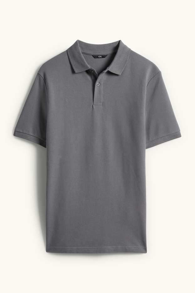 Home - Polo - regular fit - gris