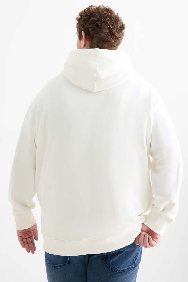 Hommes - Sweat à capuche - blanc