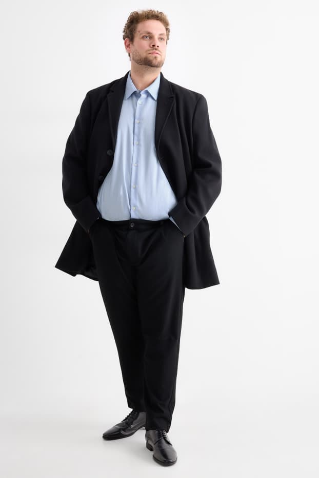 Hommes - Chino - tapered fit - noir