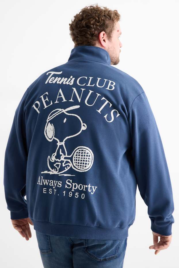 Hommes - Sweat - Peanuts - bleu foncé