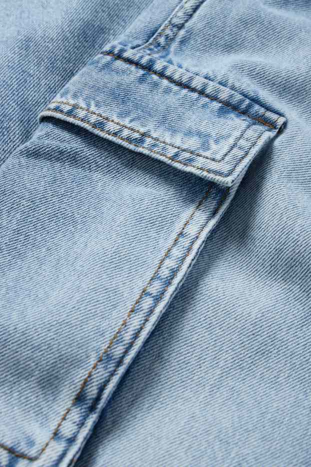 Copii - Băieți - Cargo jeans - denim-albastru deschis