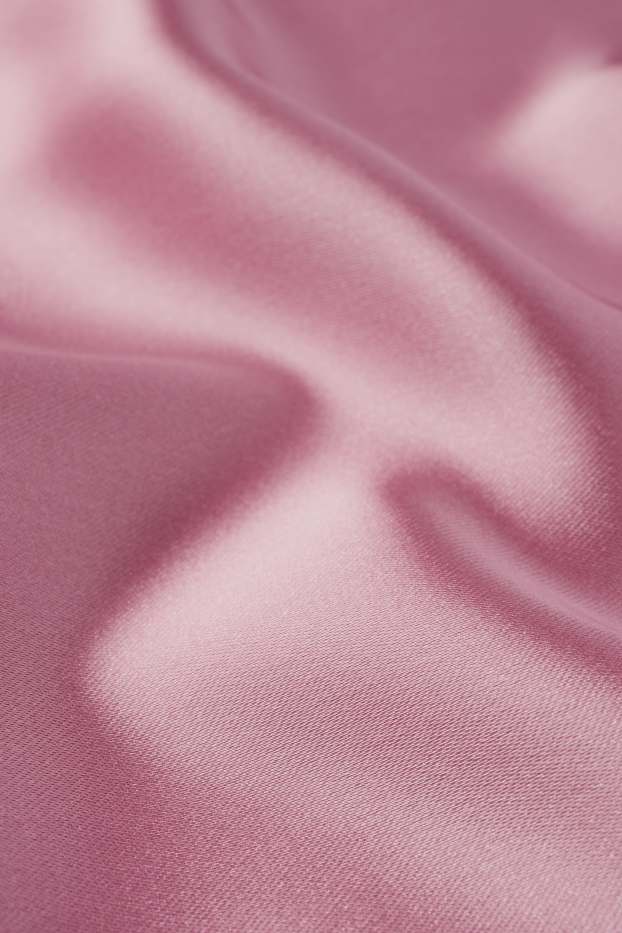 Femmes - Jupe en satin - rose