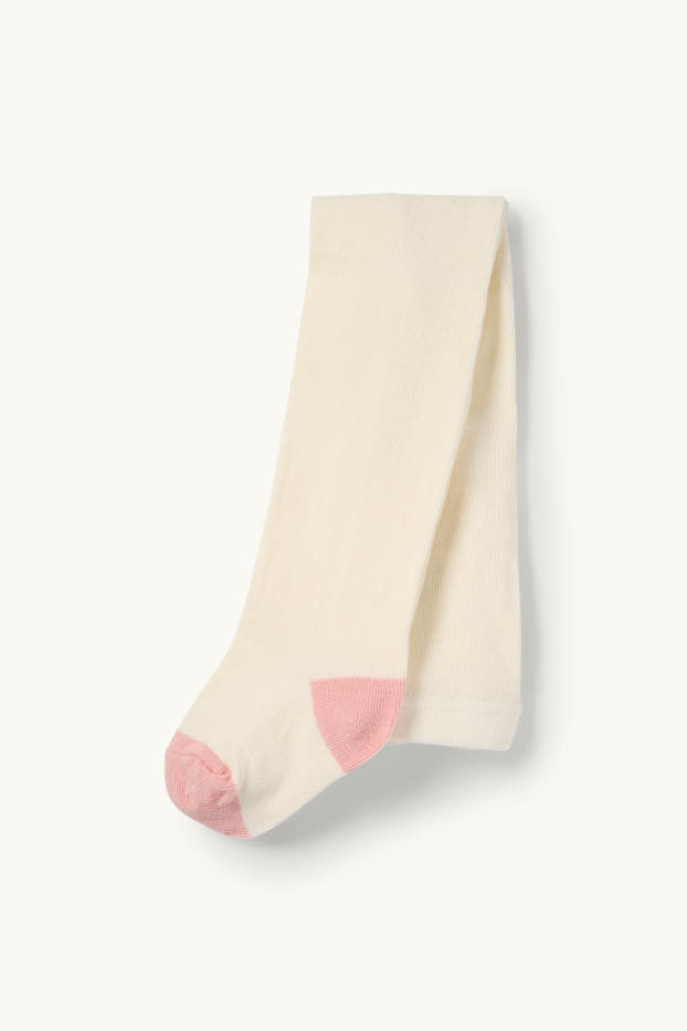 Nena - Llaç - conjunt - vestit de punt i lleotards - 2 peces - rosa