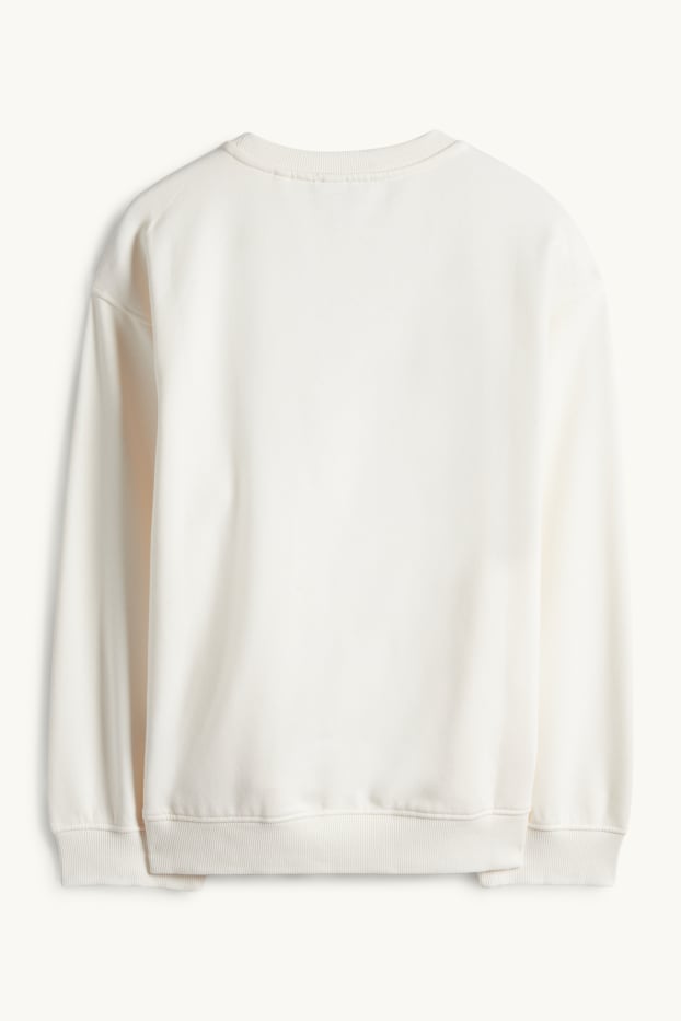 Bambine - California - felpa - bianco crema