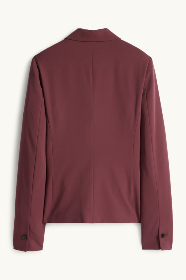 Femei - Blazer office - cambrat - bordo