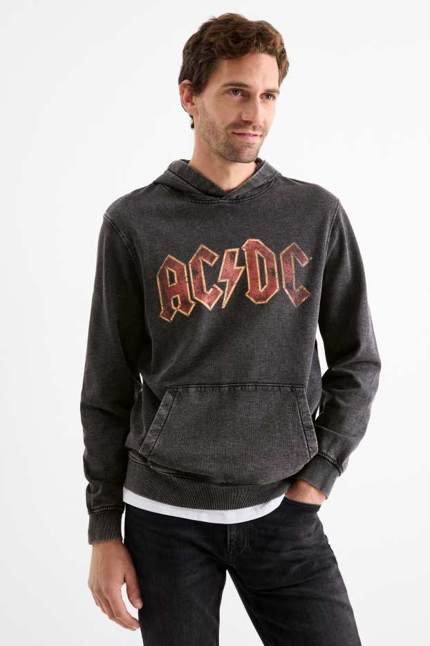 Hombre - Sudadera con capucha - AC/DC - gris oscuro