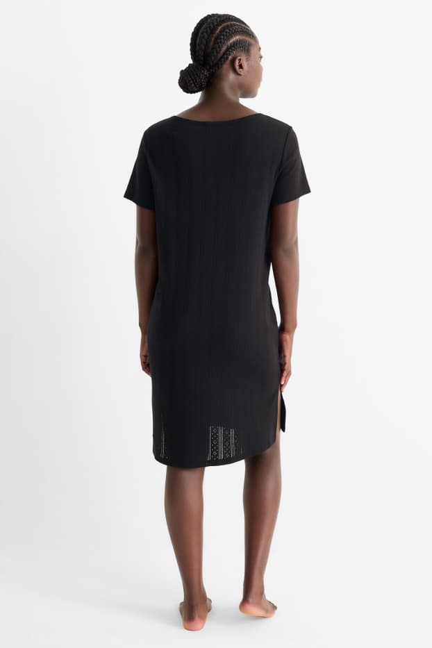 Femei - Cămașă de noapte pentru alăptare - negru