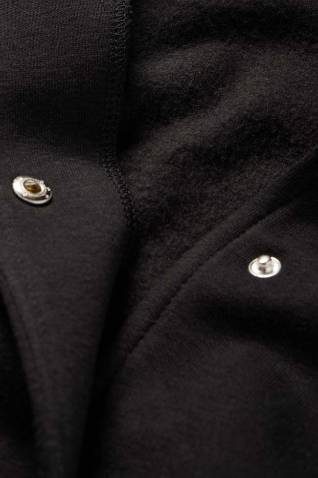 Kinder Mädchen - Kuromi - Collegejacke - schwarz