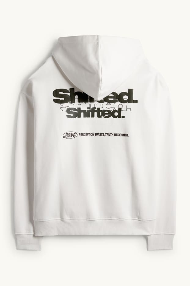 Herren - Oversized-Hoodie - weiß